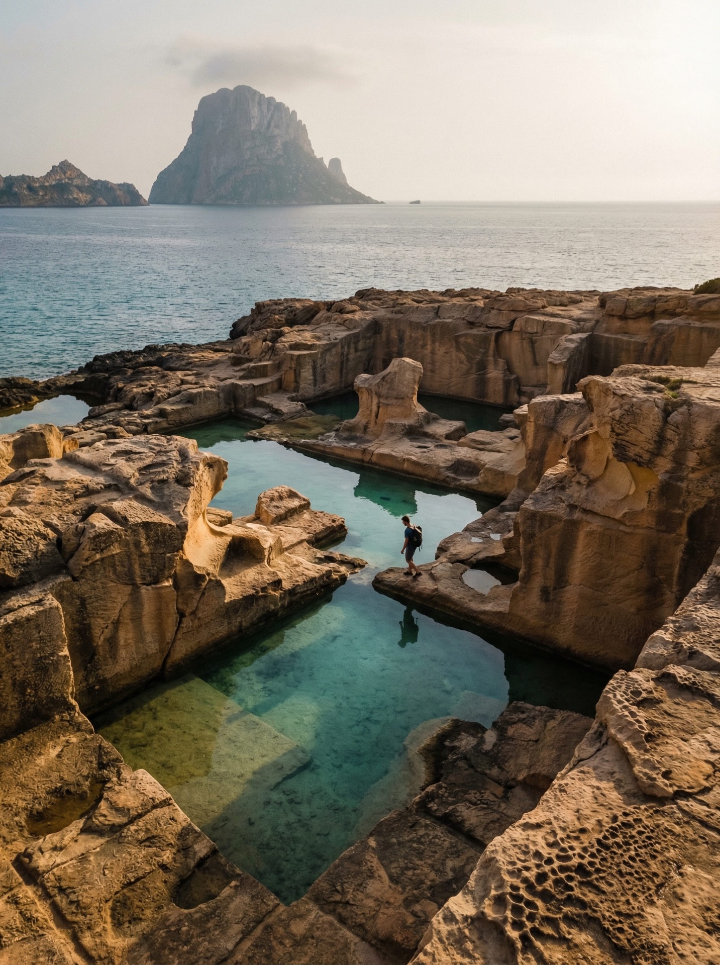 Piscinas naturales esculpidas por el mar
