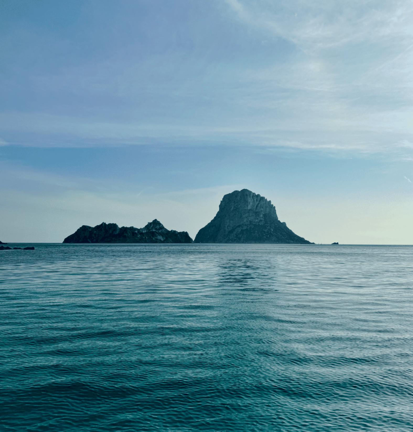 Es Vedrà desde el barco